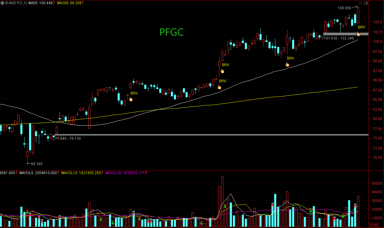 Breakthrough And Pullback | 2 Stocks Deserve Close Attention: PFGC And BAP