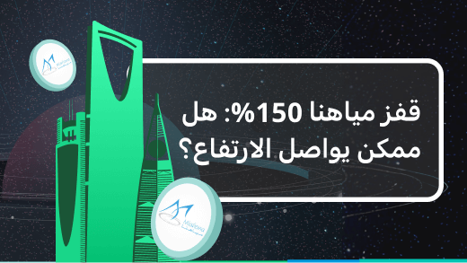 ارتفاع مياهنا بنسبة 150%: هل يمكن أن تستمر في الإرتفاع؟