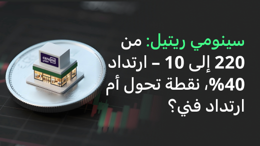 سينومي ريتيل: من 220 إلى 10، هل يعتبر الارتداد بنسبة 40% نقطة التحول أم انتعاشا فنيا؟